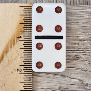4:4 Replacement Dominoes Large Dot Shiny Color 2 X 1 X 5/8th